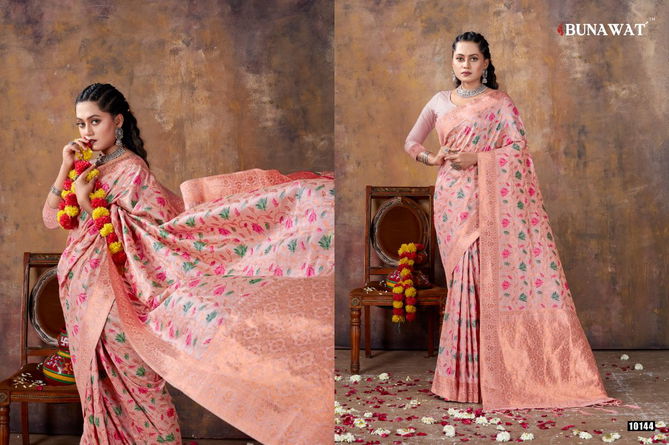 Amanat By Bunawat 10140 To 10145 Designer Sarees Catalog
